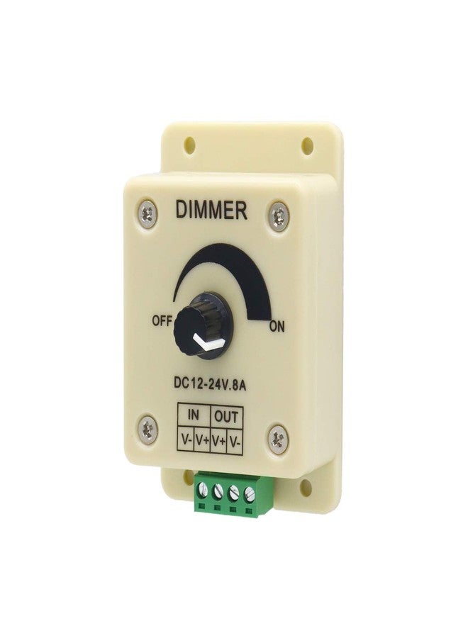 إلكترونيك سبايسس مفتاح تحكم إلكتروني بتقنية PWM لضبط سطوع شرائط إضاءة LED، يعمل بجهد 12 إلى 24 فولت، 8 أمبير - Image 3